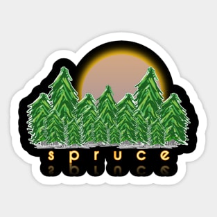 spruce Sticker